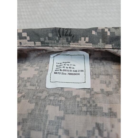 Defender M Jacket Mens Large Regular Digital Camo BDU Full Zip Army Military FR - Picture 4 of 7